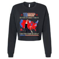 Trump Better Coverage Than 5g Can You Hear Us Now Politics Cropped Pullover Crew