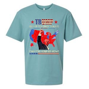 Trump Better Coverage Than 5g Can You Hear Us Now Politics Sueded Cloud Jersey T-Shirt