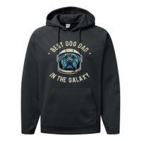 The Best Cane Corso Dad in the galaxy Funny Cane Corso Performance Fleece Hoodie