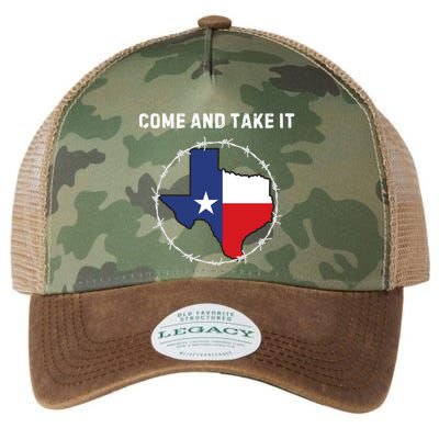 Texas Border Crisis Come And Take It Legacy Tie Dye Trucker Hat