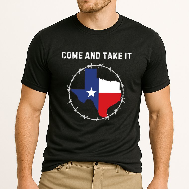 Texas Border Crisis Come And Take It Performance Shirt