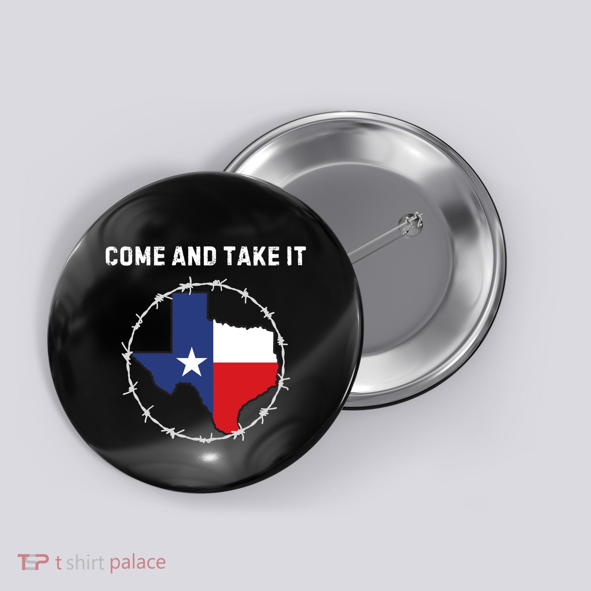 Texas Border Crisis Come And Take It Button