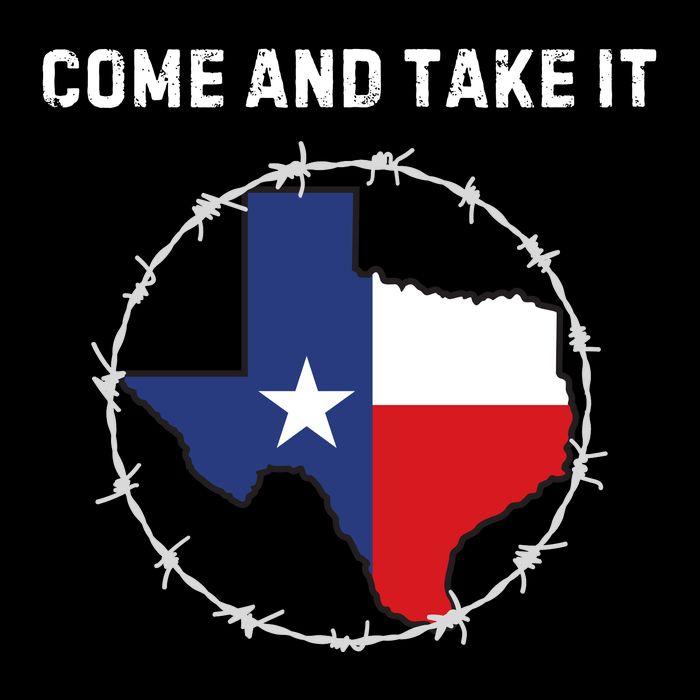 Texas Border Crisis Come And Take It Crop Top