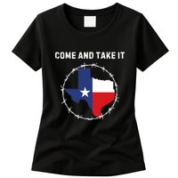 Texas Border Crisis Come And Take It Womens T-Shirt