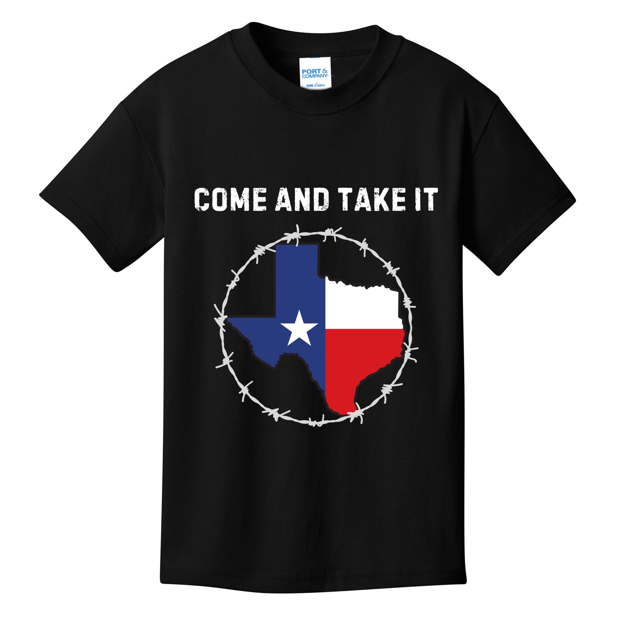 Texas Border Crisis Come And Take It Kids T-Shirt