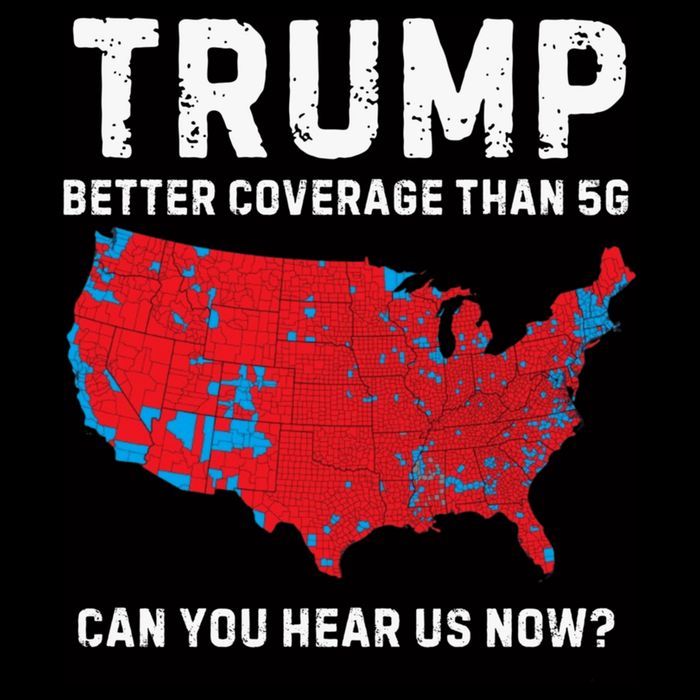 Trump Better Coverage Than 5g Can You Hear Us Now? Cooling Performance Crew T-Shirt