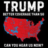 Trump Better Coverage Than 5g Can You Hear Us Now? Full-Length Apron With Pockets
