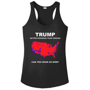 Trump Better Coverage Than Verizon Can You Hear Us Now Ladies PosiCharge Competitor Racerback Tank