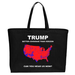 Trump Better Coverage Than Verizon Can You Hear Us Now Cotton Canvas Jumbo Tote