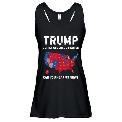 Trump Better Coverage Than 5g Can You Hear Us Now? Ladies Essential Flowy Tank