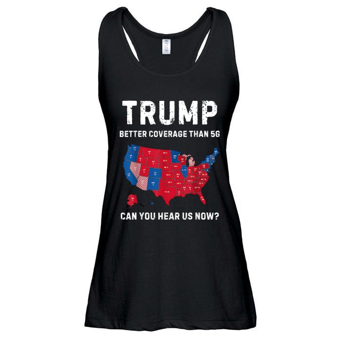 Trump Better Coverage Than 5g Can You Hear Us Now? Ladies Essential Flowy Tank