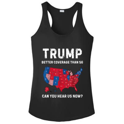 Trump Better Coverage Than 5g Can You Hear Us Now? Ladies PosiCharge Competitor Racerback Tank