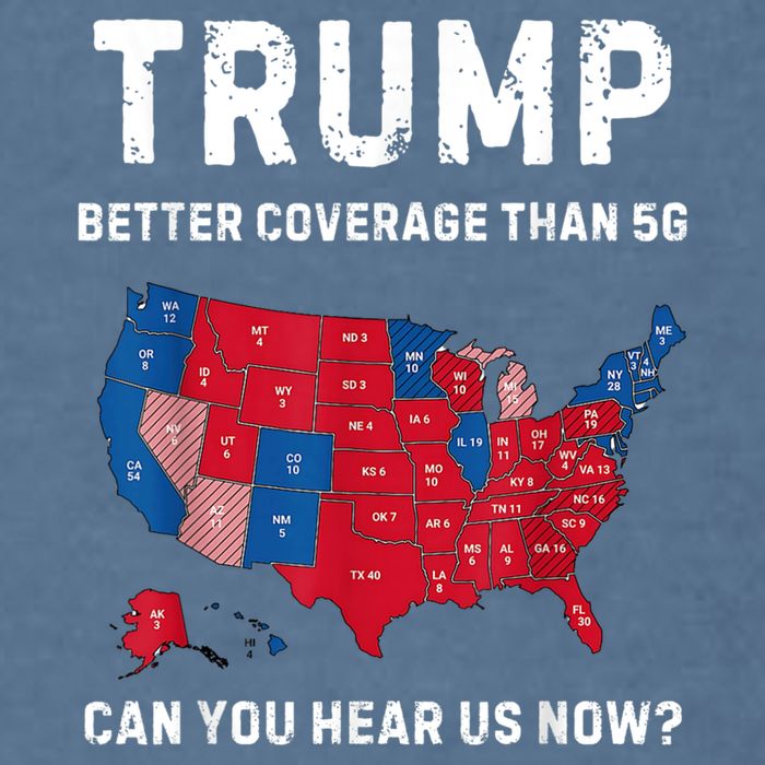 Trump Better Coverage Than 5g Can You Hear Us Now? Garment-Dyed Sweatshirt