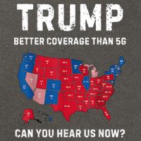 Trump Better Coverage Than 5g Can You Hear Us Now? Cotton Canvas Backpack