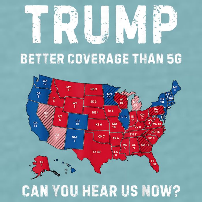 Trump Better Coverage Than 5g Can You Hear Us Now? Sueded Cloud Jersey T-Shirt