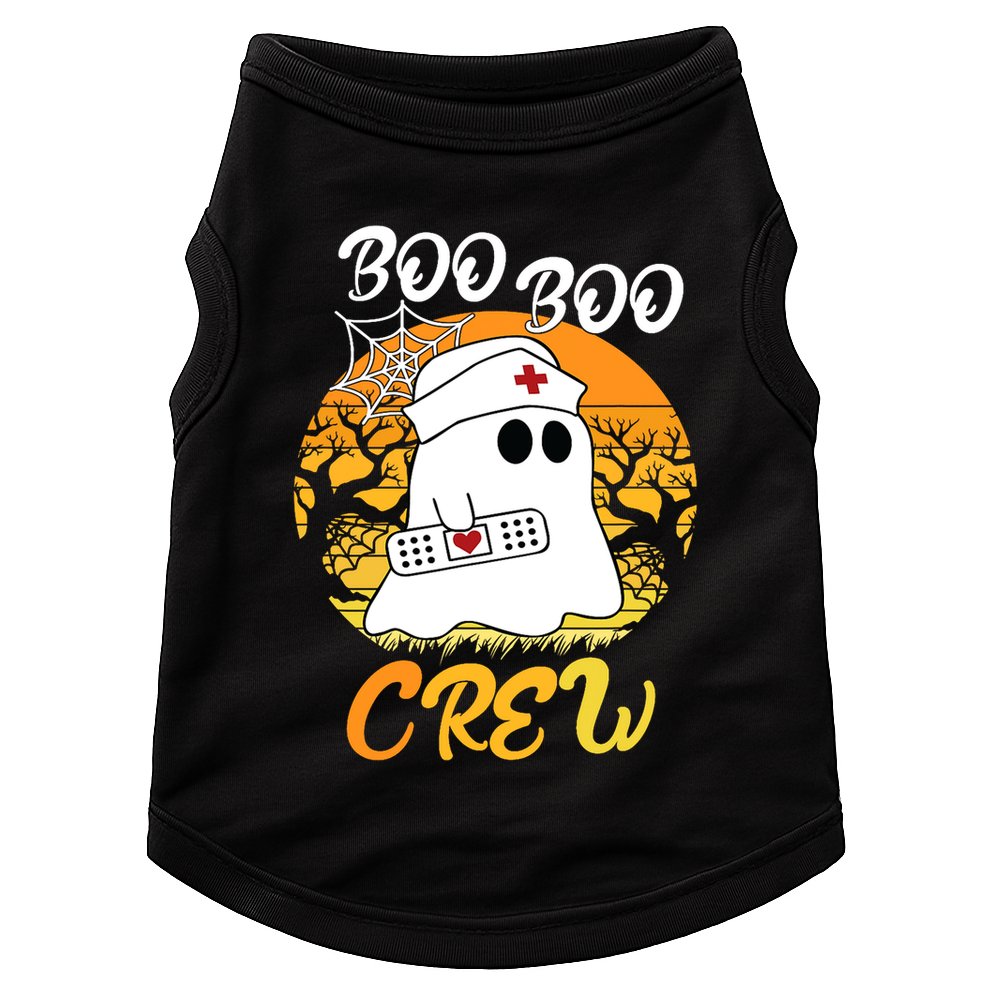 The Boo Crew Halloween Ghost The Boo Crew Nurse Doggie Tank