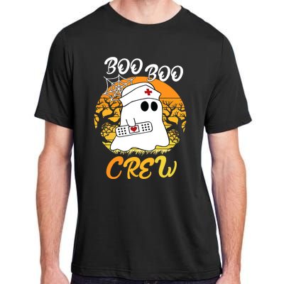 The Boo Crew Halloween Ghost The Boo Crew Nurse Adult ChromaSoft Performance T-Shirt