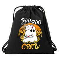 The Boo Crew Halloween Ghost The Boo Crew Nurse Drawstring Bag