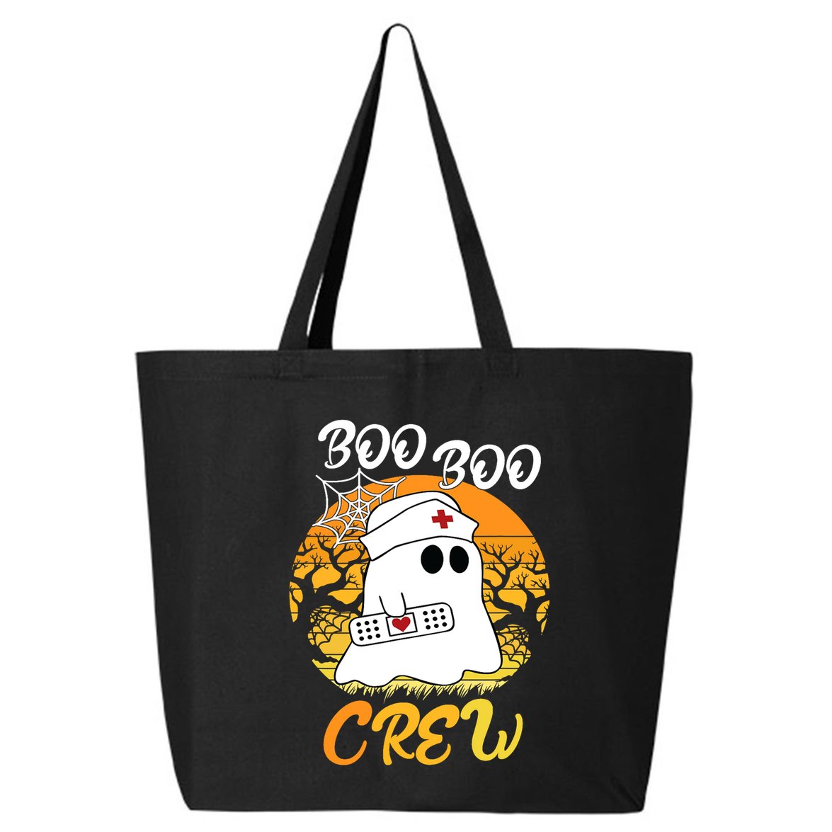 The Boo Crew Halloween Ghost The Boo Crew Nurse 25L Jumbo Tote