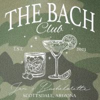 The Bach Club Custom Location Bachelorette Legacy Tie Dye Trucker Hat