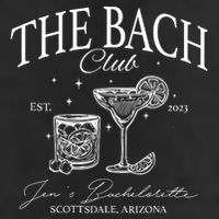 The Bach Club Custom Location Bachelorette Cool Comfort Performance Bucket Hat