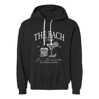 The Bach Club Custom Location Bachelorette Garment-Dyed Fleece Hoodie