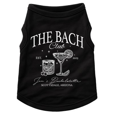 The Bach Club Custom Location Bachelorette Doggie Tank