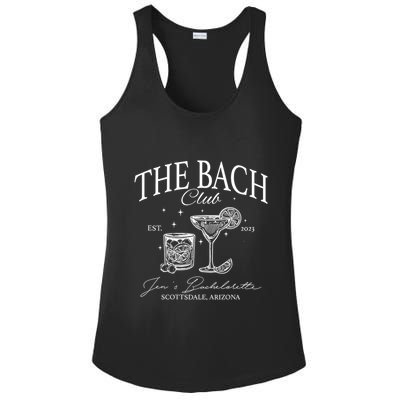 The Bach Club Custom Location Bachelorette Ladies PosiCharge Competitor Racerback Tank