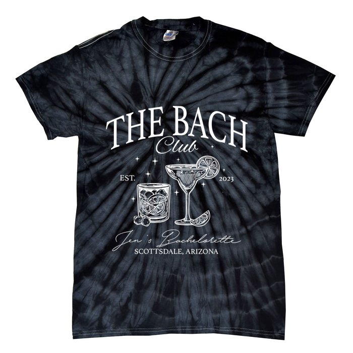 The Bach Club Custom Location Bachelorette Tie-Dye T-Shirt