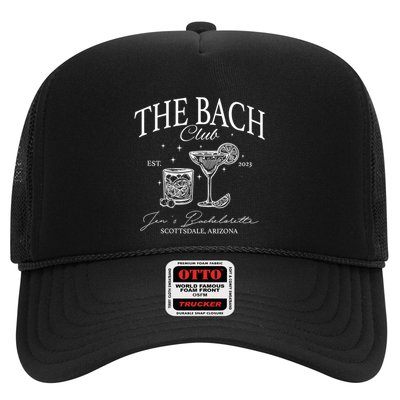The Bach Club Custom Location Bachelorette Trucker Hat
