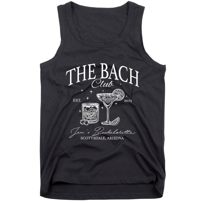 The Bach Club Custom Location Bachelorette Tank Top