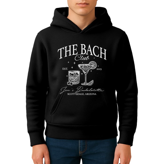 The Bach Club Custom Location Bachelorette Kids Hoodie
