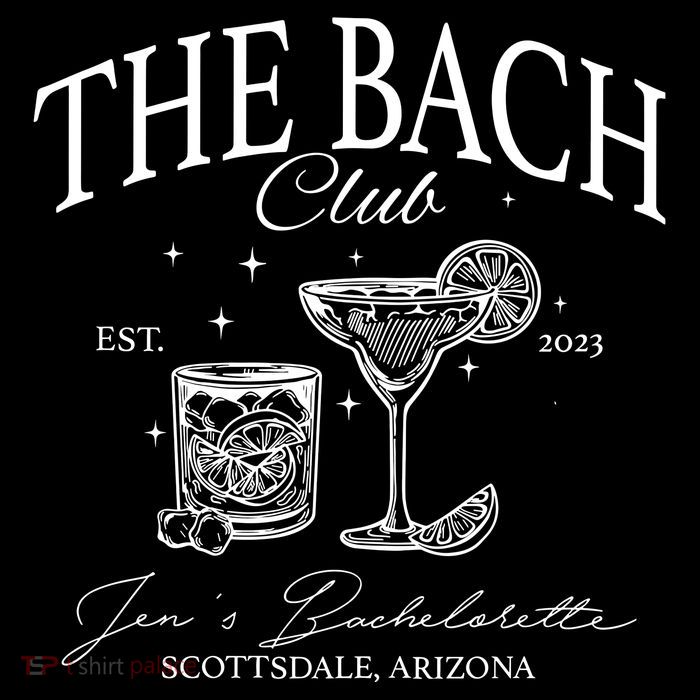 The Bach Club Custom Location Bachelorette Wool Snapback Cap