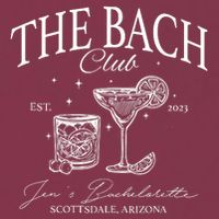 The Bach Club Custom Location Bachelorette 16oz Travel Tumbler