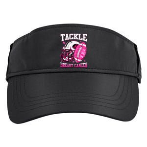 Tackle Breast Cancer Awareness Pink Ribbon Football Adult Drive Performance Visor