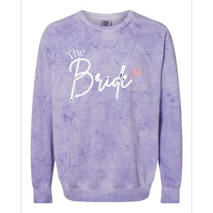 The Bride Cute Wedding Gift Colorblast Crewneck Sweatshirt