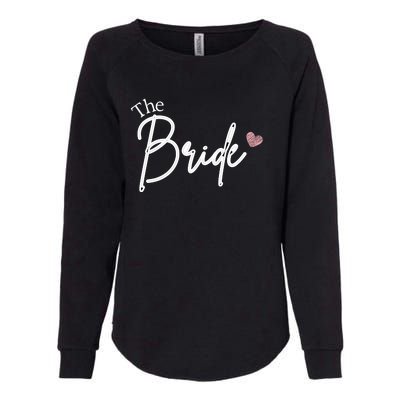 The Bride Cute Wedding Gift Womens California Wash Sweatshirt