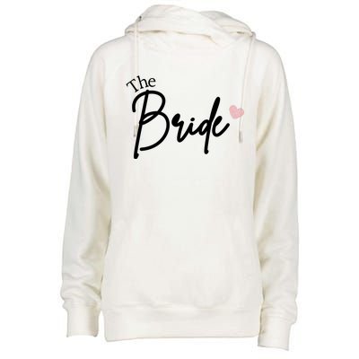 The Bride Cute Wedding Gift Womens Funnel Neck Pullover Hood