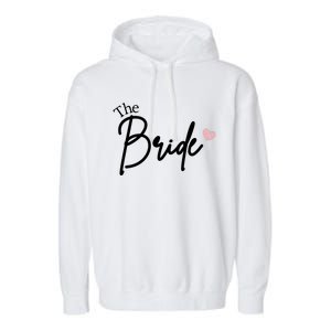 The Bride Cute Wedding Gift Garment-Dyed Fleece Hoodie