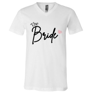 The Bride Cute Wedding Gift V-Neck T-Shirt