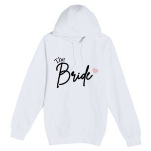 The Bride Cute Wedding Gift Premium Pullover Hoodie