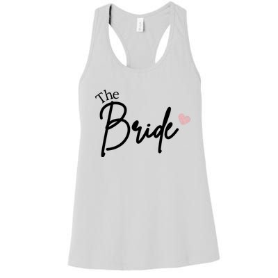 The Bride Cute Wedding Gift Women's Racerback Tank