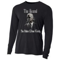 The Biden Crime Family Vintage Retro 2024 Republican Cooling Performance Long Sleeve Crew