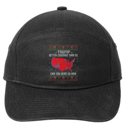 Trump Better Coverage Than 5g 7-Panel Snapback Hat