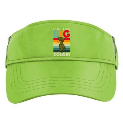 The Big Cousin Dinosaur Design Cousin Crew Gift Adult Drive Performance Visor