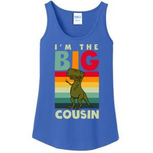 The Big Cousin Dinosaur Design Cousin Crew Gift Ladies Essential Tank