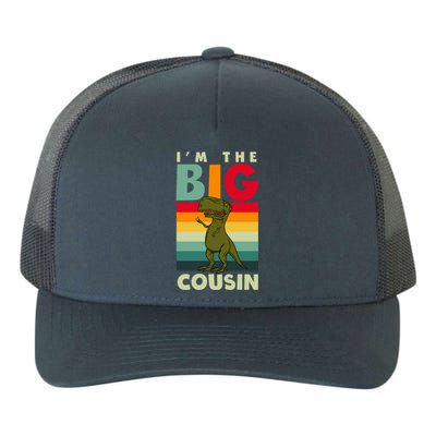 The Big Cousin Dinosaur Design Cousin Crew Gift Yupoong Adult 5-Panel Trucker Hat