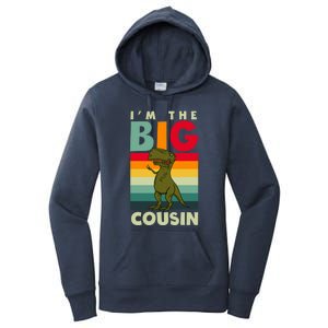 The Big Cousin Dinosaur Design Cousin Crew Gift Women's Pullover Hoodie