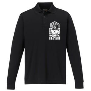 Traffic Bridge Cleveland Gift Performance Long Sleeve Polo