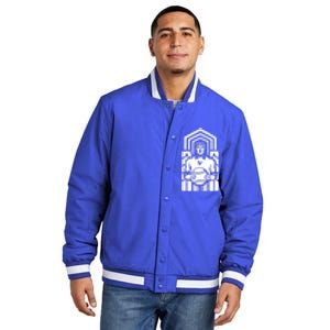 Traffic Bridge Cleveland Gift Insulated Varsity Jacket